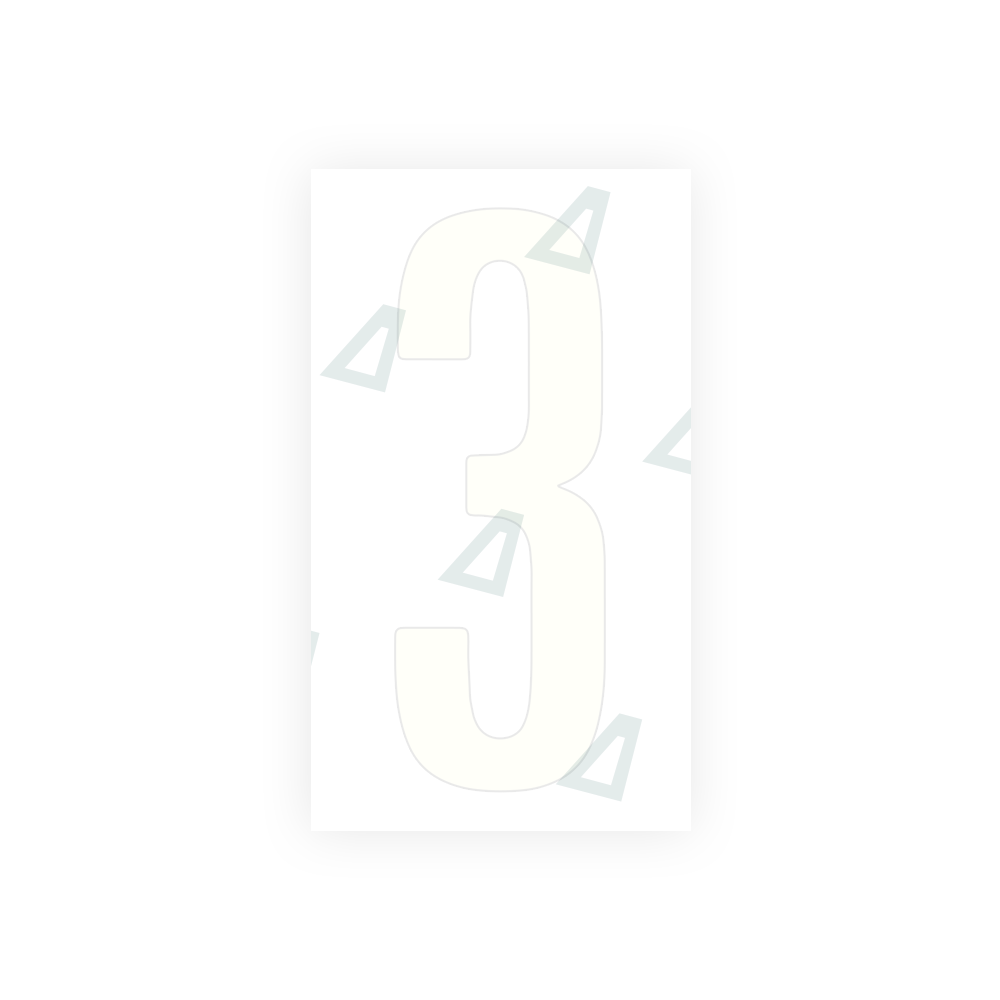 Alite Nanofilm for US (Ohio 2021) license plates - Symbol "4" - Alite