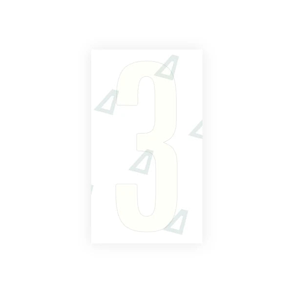 Alite Nanofilm for US (Nevada) Moto license plates - Symbol "3" - Alite
