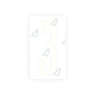 Alite Nanofilm for US (Nevada) Moto license plates - Symbol "3" - Alite