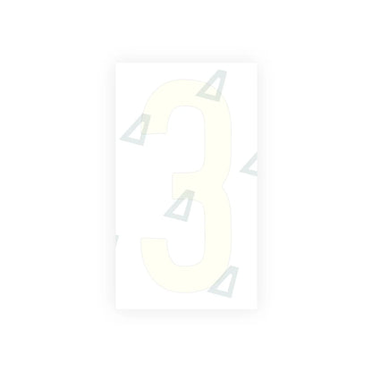 Alite Nanofilm for US (Oklahoma) Moto license plates - Symbol "3" - Alite