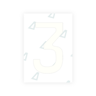 Alite Nanofilm for Chile 2014 license plates - Symbol "3" - Alite