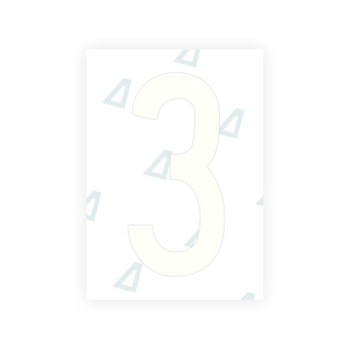 Alite Nanofilm for US (Arkansas) license plates - Symbol "3" - Alite