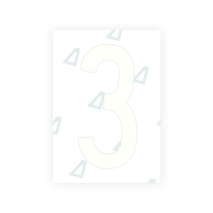 Alite Nanofilm for US (Arkansas) license plates - Symbol "3" - Alite