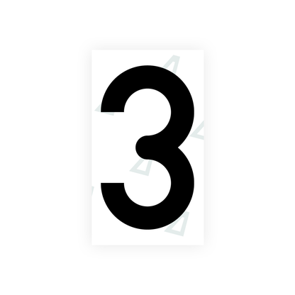 Alite Nanofilm for Greece license plates - Symbol "3" - Alite