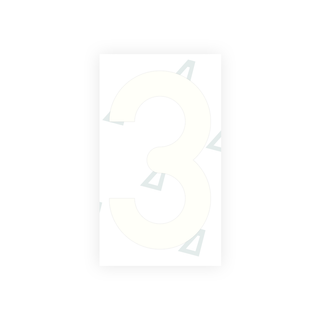 Alite Nanofilm for Greece license plates - Symbol "3" - Alite