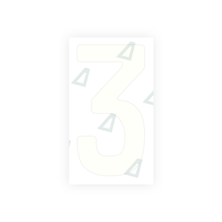 Alite Nanofilm for Armenia number plates - Symbol "3" - Alite