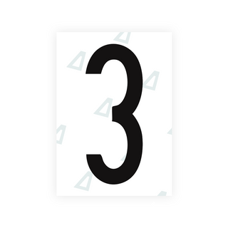Alite Nanofilm for US (Arizona 2008) license plates - Symbol "3" - Alite