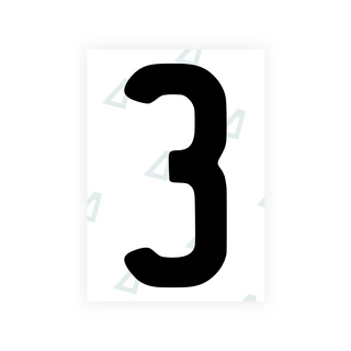 Alite Nanofilm for AUS (New South Wales) license plates - Symbol "3" - Alite