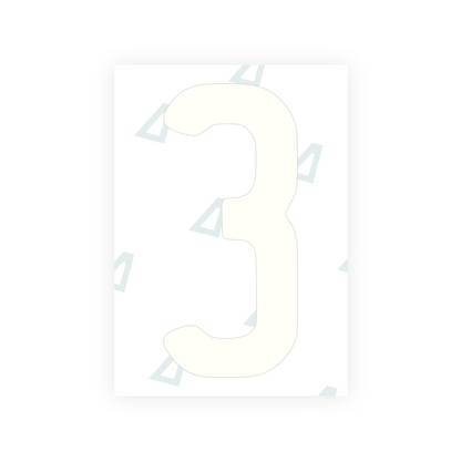 Alite Nanofilm for AUS (New South Wales) license plates - Symbol "3" - Alite