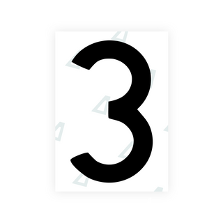 Alite Nanofilm for Poland license plates - Symbol "3" - Alite