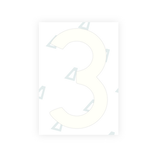 Alite Nanofilm for Poland license plates - Symbol "3" - Alite