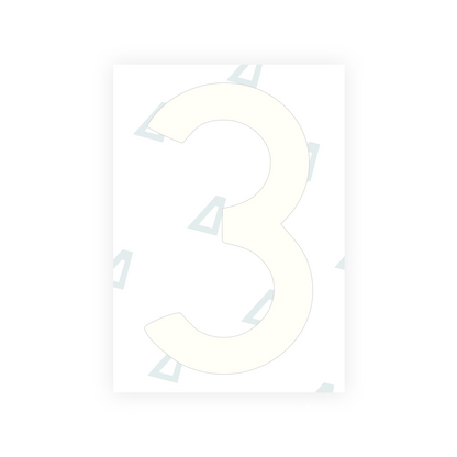 Alite Nanofilm for Poland license plates - Symbol "3" - Alite