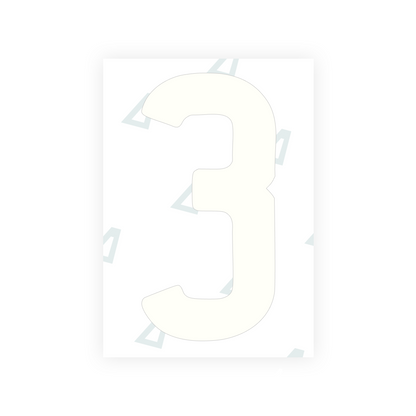 Alite Nanofilm for AUS (Queensland) license plates - Symbol "3" - Alite