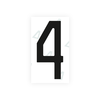 Alite Nanofilm for Mexico license plates - Symbol "4" - Alite
