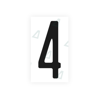 Alite Nanofilm for US (Maryland) license plates - Symbol "4" - Alite