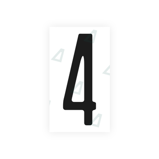Alite Nanofilm for US (Pennsylvania) license plates - Symbol "4" - Alite