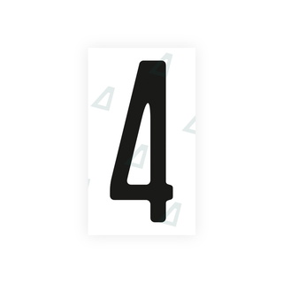 Alite Nanofilm for US (Ohio 2013) license plates - Symbol "4" - Alite