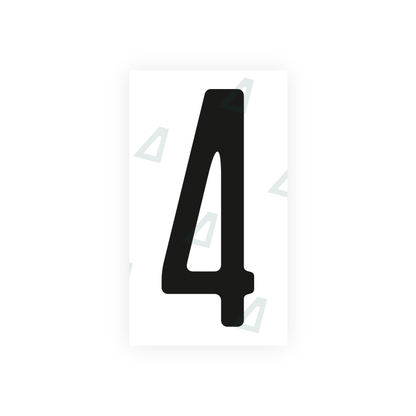Alite Nanofilm for US (Ohio 2013) license plates - Symbol "4" - Alite