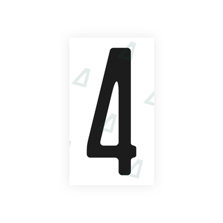 Alite Nanofilm for US (Washington State) license plates - Symbol "4" - Alite