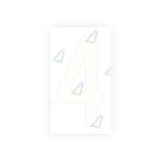 Alite Nanofilm for AUS (Victoria) license plates - Symbol "4" - Alite