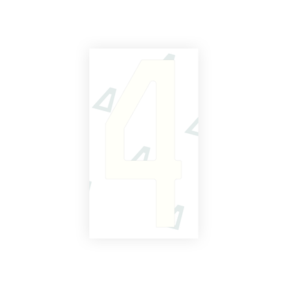 Alite Nanofilm for Mexico license plates - Symbol "4" - Alite