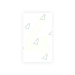 Alite Nanofilm for Uruguay license plates - Symbol "4" - Alite