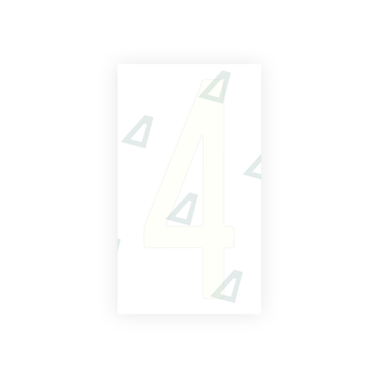 Alite Nanofilm for US (New York 1986) license plates - Symbol "4" - Alite