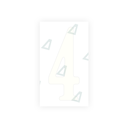Alite Nanofilm for US (Virginia) license plates - Symbol "4" - Alite
