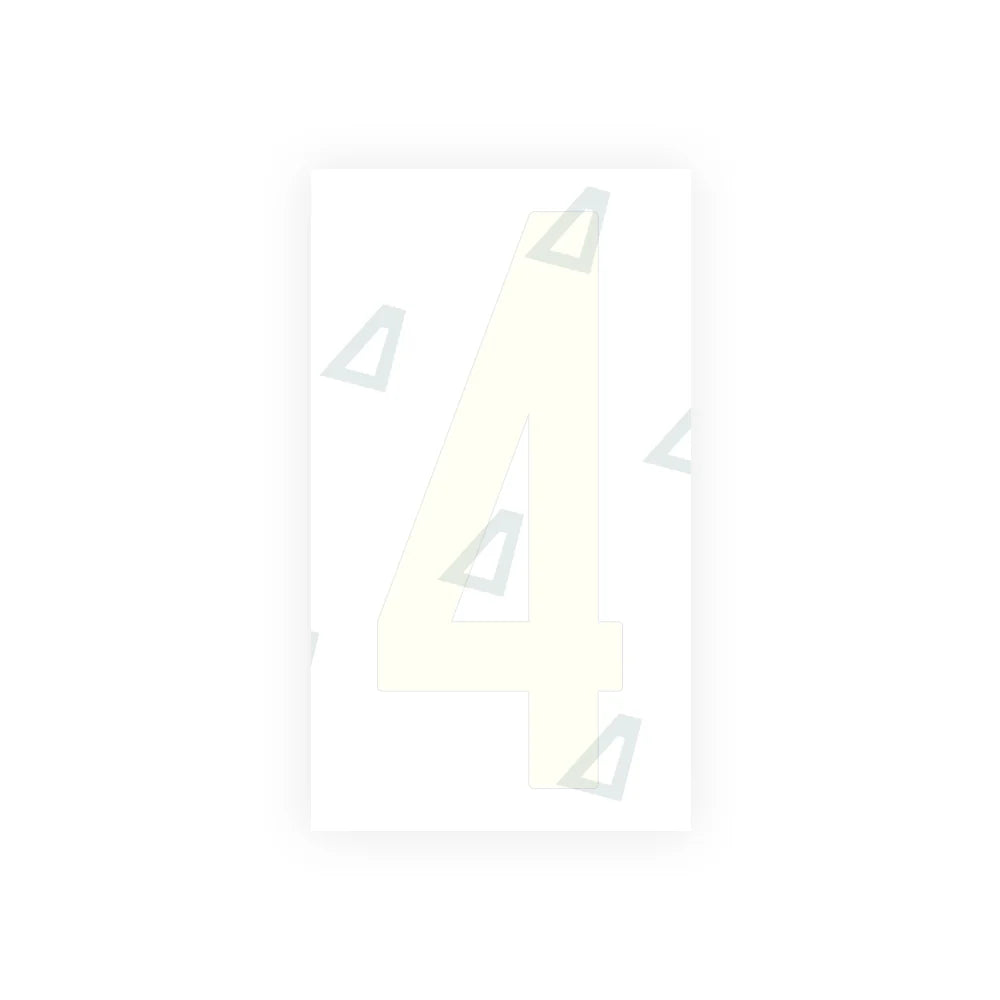 Alite Nanofilm for US (Oklahoma) Moto license plates - Symbol "4" - Alite