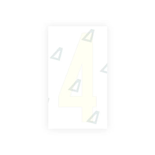Alite Nanofilm for US (Oklahoma) Moto license plates - Symbol "4" - Alite