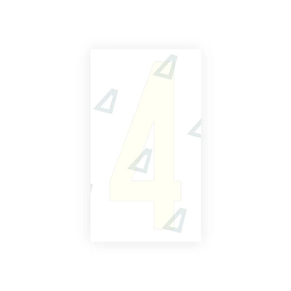 Alite Nanofilm for US (Oklahoma) Moto license plates - Symbol "4" - Alite