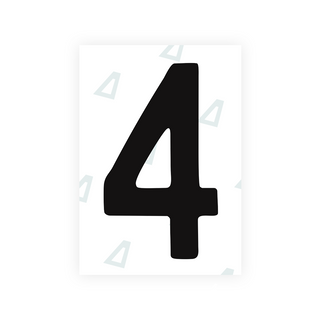 Alite Nanofilm for Chile 2007 license plates - Symbol "4" - Alite