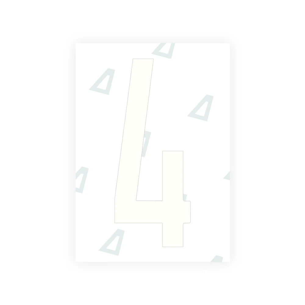 Alite Nanofilm for US (Montana) license plates - Symbol "4"