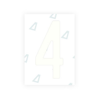 Alite Nanofilm for US (Arkansas) license plates - Symbol "4" - Alite