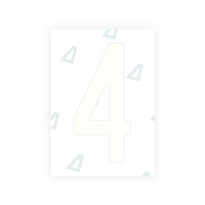 Alite Nanofilm for US (Arkansas) license plates - Symbol "4" - Alite