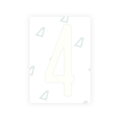 Alite Nanofilm for US (Florida 2019) license plates - Symbol "4" - Alite