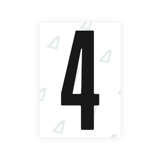 Alite Nanofilm for US (Indiana) license plates - Symbol "4" - Alite