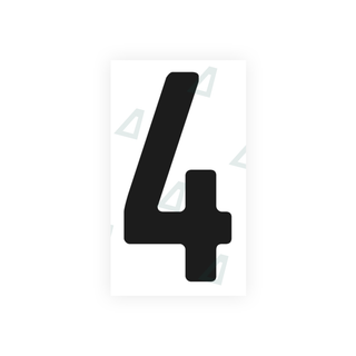 Alite Nanofilm for Armenia number plates - Symbol "4" - Alite