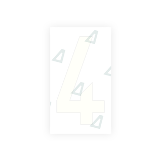 Alite Nanofilm for France license plates - Symbol "4" - Alite