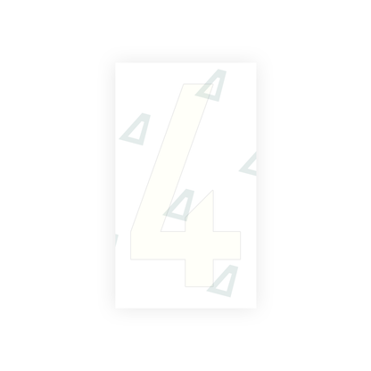Alite Nanofilm for France license plates - Symbol "4" - Alite
