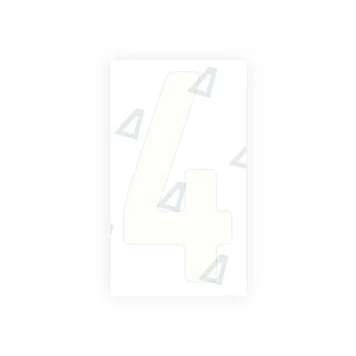 Alite Nanofilm for Tanzania (standard) license plates - Symbol "4"