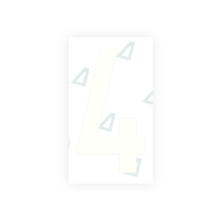 Alite Nanofilm for Greece license plates - Symbol "4" - Alite