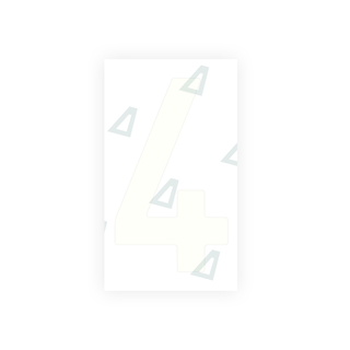 Alite Nanofilm for Spain Flat license plates - Symbol "4" - Alite