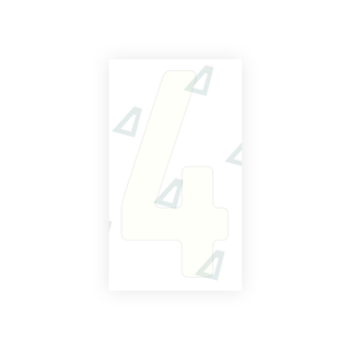Alite Nanofilm for Armenia number plates - Symbol "4" - Alite