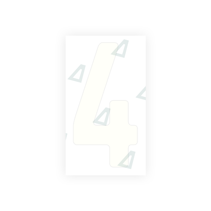 Alite Nanofilm for Armenia number plates - Symbol "4" - Alite