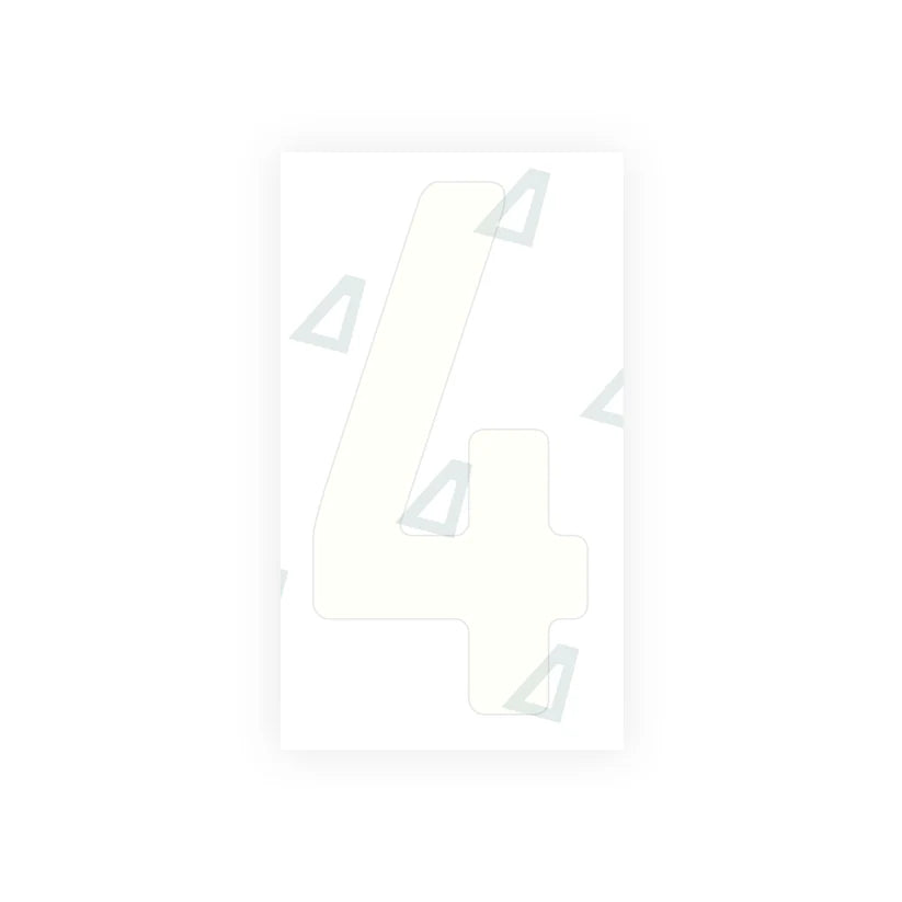 Alite Nanofilm for Paraguay license plates - Symbol "4"