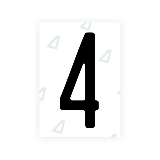 Alite Nanofilm for US (Florida 2019) license plates - Symbol "4" - Alite