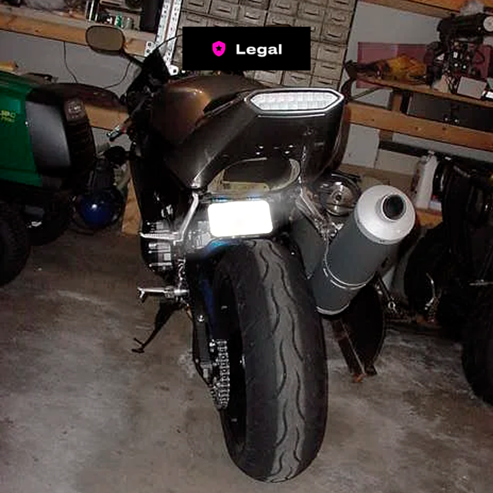 Alite Nanofilm for US (New Jersey) Moto license plates - Symbol "L" - Alite