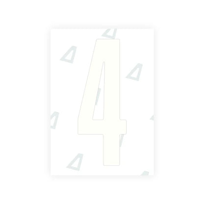 Alite Nanofilm for US (Nevada) Moto license plates - Symbol "4" - Alite