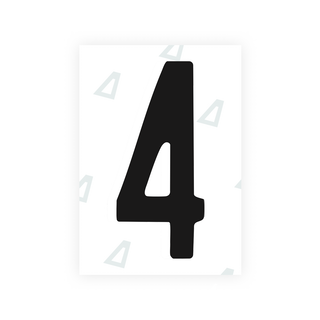 Alite Nanofilm for US (Connecticut 2013) license plates - Symbol "4" - Alite